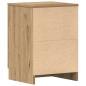 Preview: Nachttische 2 Stk. Artisan-Eiche 38x35x55 cm Holzwerkstoff