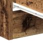 Preview: Nachttische 2 Stk. Altholz-Optik 38x35x55 cm Holzwerkstoff