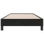 Preview: Bettgestell ohne Matratze Schwarz 90x210 cm Samt