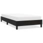Preview: ARDEBO.de - Bettgestell ohne Matratze Schwarz 100x210 cm Samt