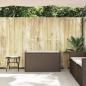 Preview: Outdoor-Sitzbank mit Stauraum und Kissen Braun 100 cm