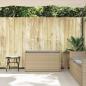 Preview: Outdoor-Sitzbank mit Stauraum und Kissen Beige 100 cm