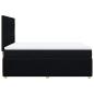 Preview: Boxspringbett mit Matratze Schwarz 140x190 cm Stoff