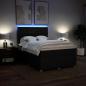 Preview: Boxspringbett mit Matratze Schwarz 140x190 cm Stoff