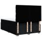 Preview: Boxspringbett mit Matratze Schwarz 140x190 cm Stoff
