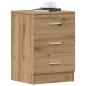 Preview: ARDEBO.de - Nachttisch Artisan-Eiche 38x35x55 cm Holzwerkstoff
