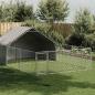 Preview: ARDEBO.de - Outdoor-Hundezwinger mit Auslauf 6x3x1,9 m Verzinkter Stahl