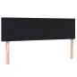 Preview: Boxspringbett mit Matratze Schwarz 160x210 cm Samt