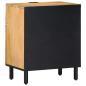 Preview: Nachttisch Braun 50x33x60 cm Massivholz Mango