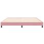 Preview: Bettgestell ohne Matratze Rosa 200x210 cm Samt