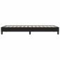 Preview: Bettgestell ohne Matratze Schwarz 80x210 cm Samt