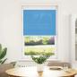 Preview: Plissee Blau 80x100 cm Stoffbreite 79,4 cm Polyester