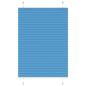 Preview: Plissee Blau 80x100 cm Stoffbreite 79,4 cm Polyester