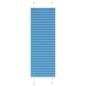 Preview: ARDEBO.de - Plissee Blau 50x100 cm Stoffbreite 49,4 cm Polyester