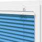 Preview: Plissee Blau 50x100 cm Stoffbreite 49,4 cm Polyester