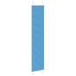 Preview: Plissee Blau 40x200 cm Stoffbreite 39,4 cm Polyester