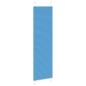 Preview: Plissee Blau 55x200 cm Stoffbreite 54,4 cm Polyester