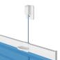Preview: Plissee Blau 55x200 cm Stoffbreite 54,4 cm Polyester