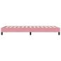 Preview: Bettgestell ohne Matratze Rosa 80x210 cm Samt
