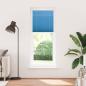 Preview: Plissee Blau 80x200 cm Stoffbreite 79,4 cm Polyester