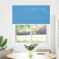 Preview: Plissee Blau 115x150 cm Stoffbreite 114,4 cm Polyester