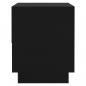Preview: Nachttische 2 Stk. Schwarz 45x34x44 cm Holzwerkstoff