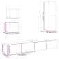 Preview: 5-tlg. TV-Schrank-Set Wandmontage Artisan-Eiche Holzwerkstoff