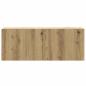 Preview: 6-tlg. TV-Schrank-Set Wandmontage Artisan-Eiche Holzwerkstoff
