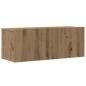 Preview: 6-tlg. TV-Schrank-Set Wandmontage Artisan-Eiche Holzwerkstoff