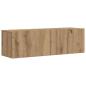 Preview: 7-tlg. TV-Schrank-Set Wandmontage Artisan-Eiche Holzwerkstoff