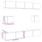 Preview: ARDEBO.de - 6-tlg. TV-Schrank-Set Wandmontage Artisan-Eiche Holzwerkstoff