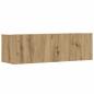 Preview: 6-tlg. TV-Schrank-Set Wandmontage Artisan-Eiche Holzwerkstoff