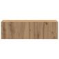 Preview: 4-tlg. TV-Schrank-Set Wandmontage Artisan-Eiche Holzwerkstoff