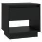 Preview: Nachttisch Schwarz 45x34x44 cm Holzwerkstoff