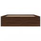 Preview: Bettgestell Braun Eichen-Optik 135x190 cm