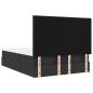 Preview: Ottoman-Bett mit Matratze & LEDs Schwarz 140x190 cm Stoff