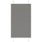 Preview: Plissee Anthrazit 70x100 cm Stoffbreite 69,4 cm Polyester