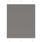 Preview: Plissee Anthrazit 105x100 cm Stoffbreite 104,4 cm Polyester
