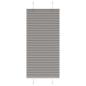 Preview: ARDEBO.de - Plissee Anthrazit 55x150 cm Stoffbreite 54,4 cm Polyester