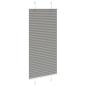 Preview: Plissee Anthrazit 55x150 cm Stoffbreite 54,4 cm Polyester