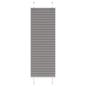 Preview: ARDEBO.de - Plissee Anthrazit 45x150 cm Stoffbreite 44,4 cm Polyester