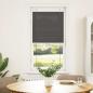 Preview: Plissee Schwarz 65x100 cm Stoffbreite 64,4 cm Polyester