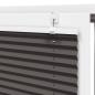 Preview: Plissee Schwarz 65x100 cm Stoffbreite 64,4 cm Polyester