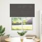 Preview: Plissee Schwarz 105x150 cm Stoffbreite 104,4 cm Polyester