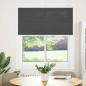 Preview: Plissee Schwarz 115x150 cm Stoffbreite 114,4 cm Polyester