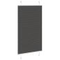 Preview: Plissee Schwarz 75x150 cm Stoffbreite 74,4 cm Polyester