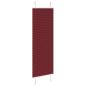 Preview: Plissee Bordeauxrot 50x150 cm Stoffbreite 49,4 cm Polyester