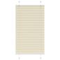 Preview: ARDEBO.de - Plissee Creme 80x100 cm Stoffbreite 79,4 cm Polyester