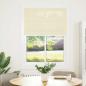 Preview: Plissee Creme 90x100 cm Stoffbreite 89,4 cm Polyester