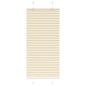 Preview: ARDEBO.de - Plissee Creme 65x150 cm Stoffbreite 64,4 cm Polyester